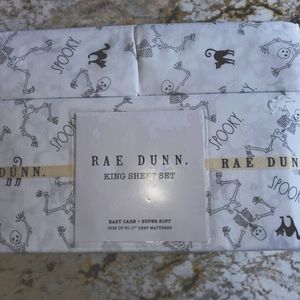 Rae Dunn King Halloween sheets set